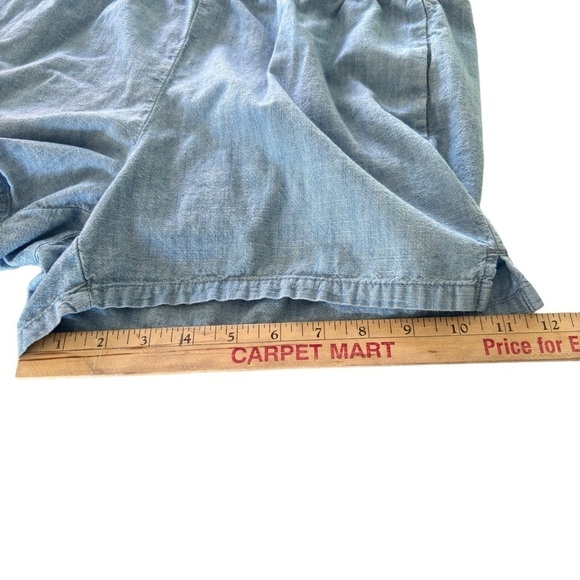 Madewell Women's Elastic Waist Denim Jean Shorts Size Small 100% Cotton Pockets - Picture 10 of 10